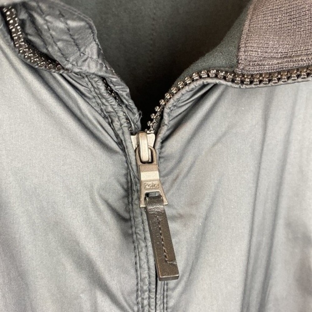 Ralph Lauren Polo Black Zip Up Windbreaker Hoody Lined Jacket 4LT - Picture 5 of 9